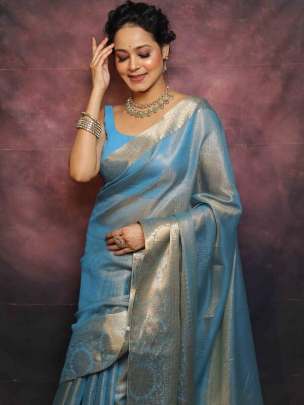 Blue Saree